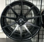20" FORGIATO Undice Gloss Black RIMS Staggered 20x10(Front) 20x13(Rear) CONCAVED CORVETTE (Z06 Z07 ONLY) GRANSPORT