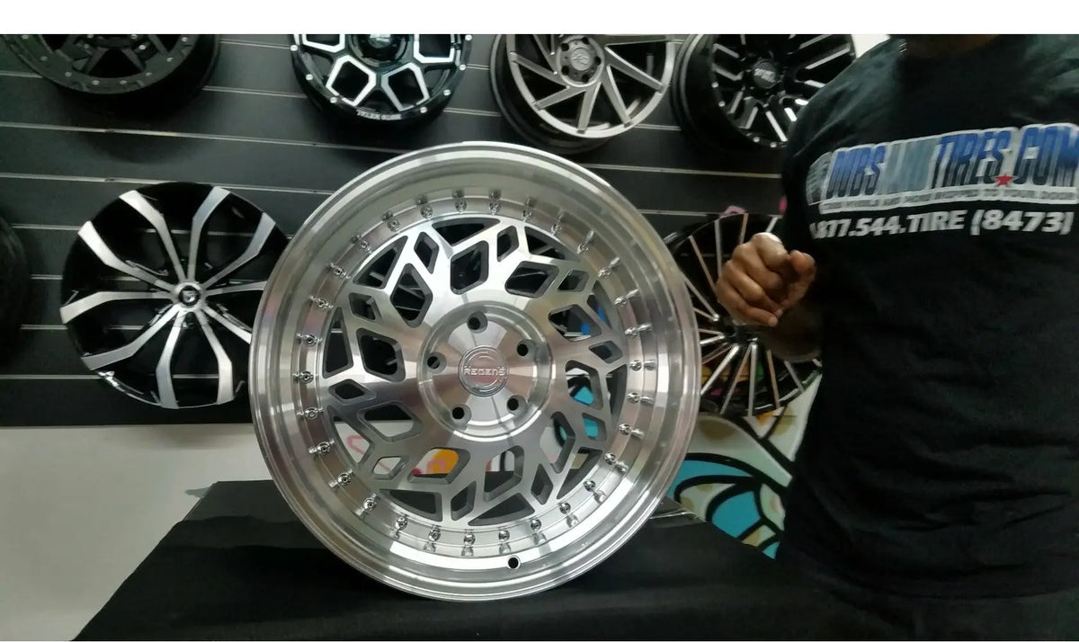 18 Inch rims 18x8.5 Regen5 R32 Wheels BP:5x114.3 Silver 215/40Z18 ...