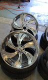 26 Inch rims 26x10 Intro EZ Brushed Polished BP: 6x139.7 Chevy Suburban FINACING AVIL