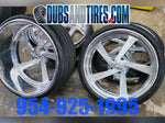 22 INCH Intro Twisted RIMS AND TIRES PACKAGE NEW WHEELS Chevy Impala, CADILLAC, LEXUS AND MORE FINACING AVIL