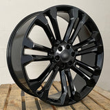 20" Inch Wheels for Mercedes-Benz Gloss Black Wheels 20x10.5 Rims With BP: 5x112, 5x114 Audi