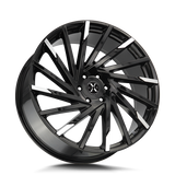 24" INCH RIMS Xcess X02 BLACK WHEELS BP: 5x112 TIRES: 275/35ZR24 2018 Volkwagen  FINACING AVIL