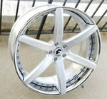 24" FORGIATO F2.20 RIMS 24x10 Brushed Chrome WHEELS 5x120 RANGE ROVER HSE SPORT SUPER CHARGED