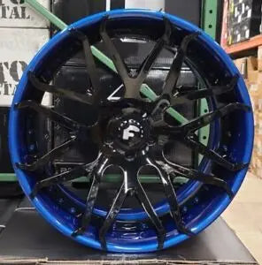 Blue Forgiato Rims 21/22